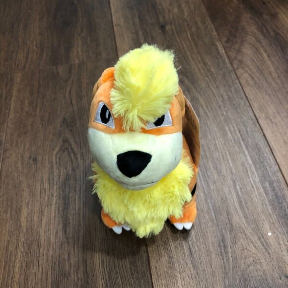 Vintage 1997 Pokemon Growlithe Plush Plushie  Doll 8 Inch New With Tags - Picture 8 of 9